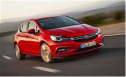The new Astra (front view) The new Astra (front view)