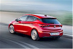 The new Astra (back view) The new Astra (back view)
