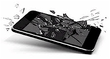 Broken Smartphone Image Broken Smartphone Image