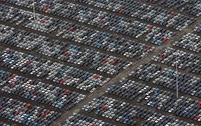 cars waiting to be sold cars waiting to be sold